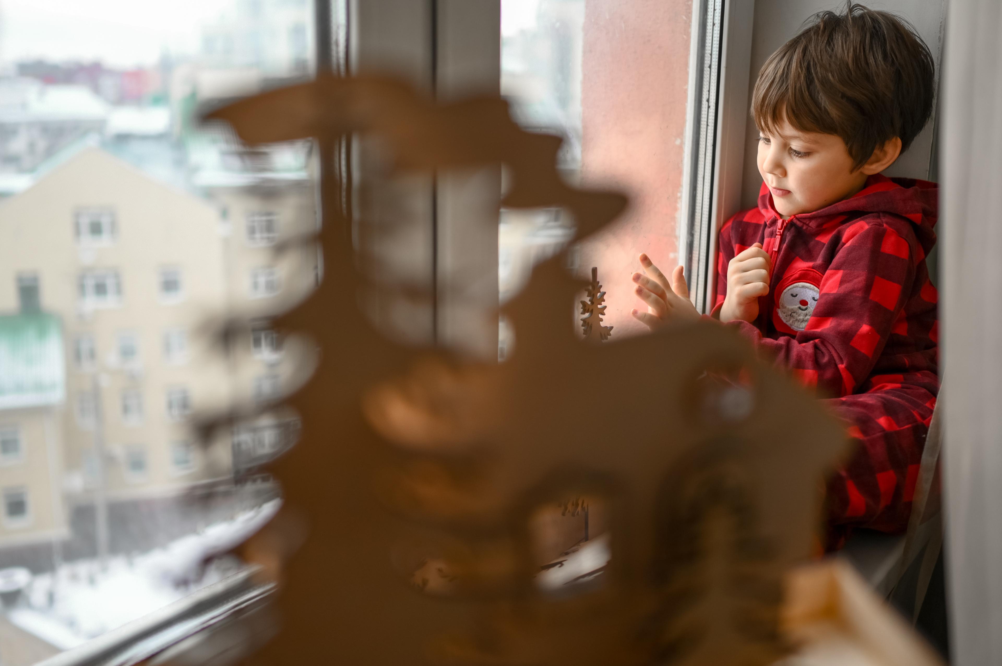 He was fine this morning.